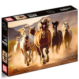Puzzle 1000 piese - Wild Horses | ROOVI imagine