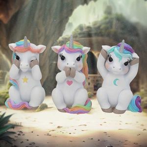 Figurina - Three Wise Cutiecorns - See No Evil | Nemesis Now imagine