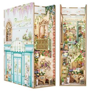 Book Nook 288 piese - Flower Shop | Robotime imagine