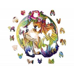 Puzzle clasic 110 piese - Lucky Puppies: Bella | Wood Trick imagine