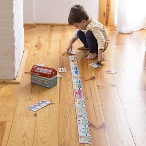 Puzzle educativ - Train puzzle house box | Apli imagine