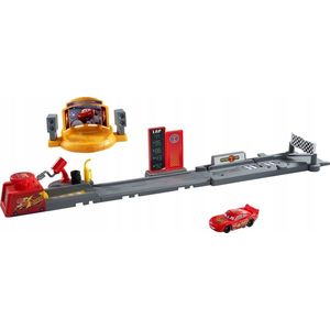 Set de joaca - Cars - Pista de lansare si masinuta Fulger | Mattel imagine