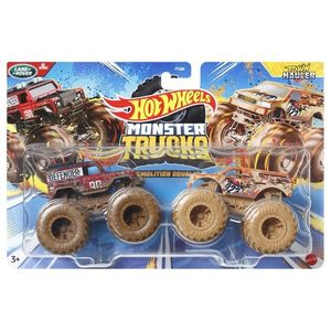 Set 2 Masini - Hot Wheels - Land Rover si Town Hauler | Mattel imagine