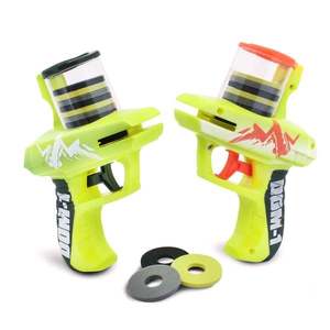 Set de 2 pistoale Zip Shot cu 24 discuri, Disc Domination, Lanard Toys imagine