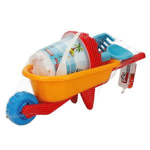 Set jucarii pentru nisip, roaba cu 5 accesorii, Pilsan imagine