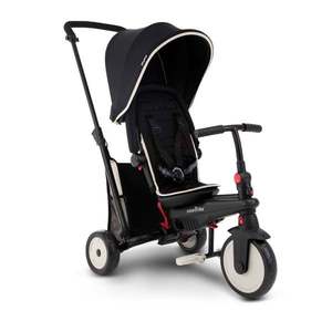 Tricicleta pliabila 6 in 1, Smart Trike, Black and Cream Pipping imagine