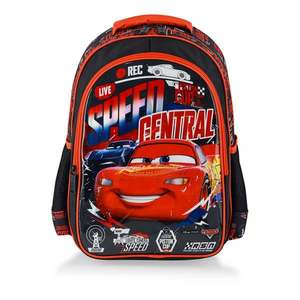 Ghiozdan cu 2 compartimente Speed Central, Cars imagine