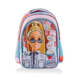 Ghiozdan cu 2 compartimente Love All, Barbie imagine