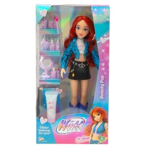Papusa Winx Beauty Pop, Bloom, 27cm imagine
