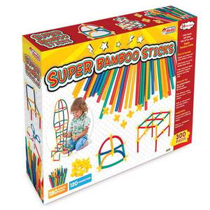 Set de joaca cu bete, Dede, Super Bamboo Sticks, 300 piese imagine