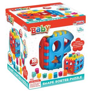 Jucarie de sortare, Dede, Baby Shape Sorter Puzzle, 18 piese imagine