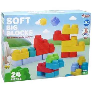 Set de constructie, Dede, Soft Big Blocks, 24 piese imagine
