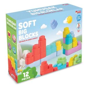 Set de constructie, Dede, Soft Big Blocks, 12 piese imagine