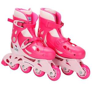 Role reglabile, Rising Sports, Hello Kitty, Marime 34-37, Roz imagine