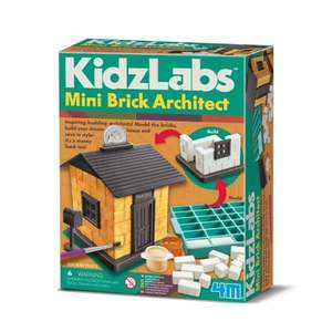 Kit creativ, 4M, Construieste cu mini caramizi, KidzLabs imagine