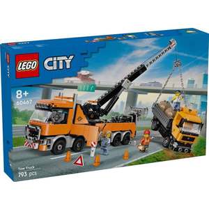 LEGO® City - Camion de remorcare si recuperare cu macara (60467) imagine