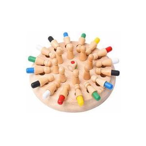 Joc educativ 2 in 1: Joc de memorie Memory Chess cu pioni colorati + Joc roman de strategie Rota imagine