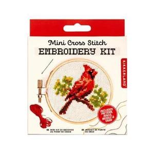 Mini kit de brodat: Pasare imagine