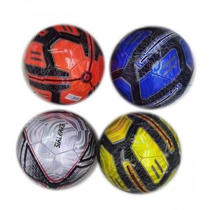 Minge de fotbal colorata din piele ecologica lucioasa imagine