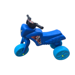 Tricicleta copii fara pedale Big Cross Light Blue, de la 2 ani pana la 20 kg, inaltime pana la sezut 34 cm imagine