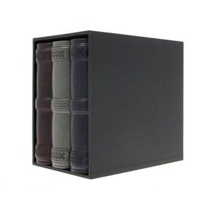 Set 3 albume foto elegance, 10x15, 600 poze, piele eco, cutie decorativa imagine