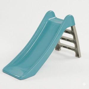 Tobogan pentru copii Dohany Little Albastru, panta alunecare 114 cm, utilizare interiorexterior, rezistent UV imagine