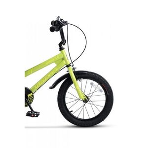 Bicicleta pentru copii Velors V1607B Verde, 16 inch, cu roti ajutatoare imagine