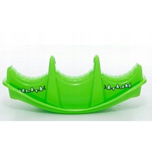 Balansoar pentru copii Dohany Verde cu manere de sustinere, utilizare interiorexterior, pentru 1, 2 sau 3 copii, realizat din plastic rezistent imagine