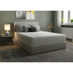 Saltea cu arcuri Pocket Somnomed Comfort Fit 120x200x30 cm spuma cu memorie si husa tratament antiacarieni imagine