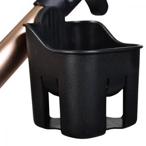 Carucior 2in1 reversibil pentru copii Moni Gala Gri Inchis, cadru din aluminiu, copertina XXL, suspensii, maner reglabil, husa picioare si geanta mamici inclusa + CADOU Pompa de san electrica imagine