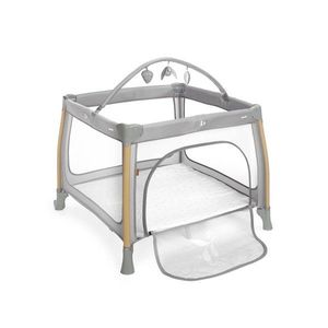 Tarc de joaca pentru copii Jane Travel Fun cu geanta de transport si arcada cu jucarii 98x101x80 cm Mist imagine