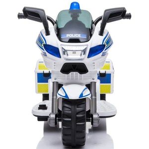 Motocicleta electrica pentru copii Chipolino Police White cu lumini, sunete, greutate admisa 25 kg imagine