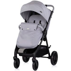 Carucior pentru copii Chipolino Ultera Platinum cu husa pentru picioare, bara detasabila, roti cu suspensii, greutate admisa 22 kg imagine