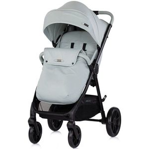 Carucior pentru copii Chipolino Ultera Matcha cu husa pentru picioare, bara detasabila, roti cu suspensii, greutate admisa 22 kg imagine