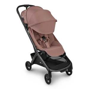 Carucior pentru copii Bugaboo Butterfly 2 Complete Black Pink, cu suspensii, spatar reglabil si husa de ploaie, compatibil avion, pliere compacta, pana la 22 kg imagine