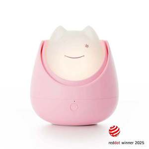 Lampa de veghe Nosiboo Zigg cu lumina rosie si temporizator Pink imagine