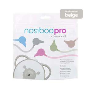 Set accesorii aspirator nazal electric Nosiboo Pro Bej imagine