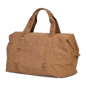 Geanta de infasat Childhome Mommy Bag Signature Prestige Hazlenut imagine