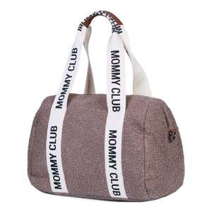 Geanta de infasat Childhome Mommy Club Signature Teddy Soft Brown imagine