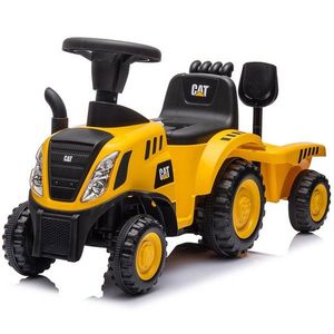 Tractor de impins Chipolino CAT yellow, volan cu sunete, spatiu pentru depozitare, greutate admisa 25 kg imagine