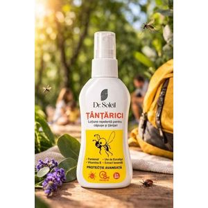 Lotiune repelenta pentru capuse si tantari Tantarici 100 ml Dr. Soleil imagine