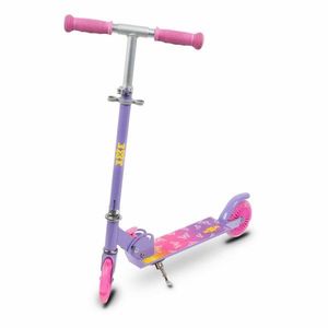 Trotineta pentru copii Kidwell Skipo Butterfly cu 2 roti, pliabila, roti Led, usoara 2 kg, 3+ ani, pana la 50 kg imagine