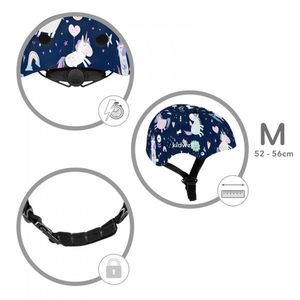Casca de protectie pentru copii, sistem de reglare, usoara 260 g, M, 52-56 cm, 3 ani+, Orix Plus Unicorn Kidwell imagine