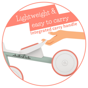 Vehicul fara pedale pentru copii Chillafish Quadi Racer Breeze Pink imagine