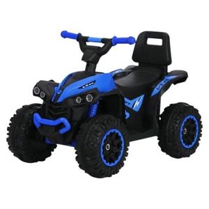 ATV fara pedale pentru copii Novokids Little Monster Albastru cu melodii si lumini, maxim 25 kg, sezut confortabil imagine
