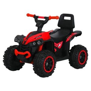 ATV fara pedale pentru copii Novokids Little Monster Rosu cu melodii si lumini, maxim 25 kg, sezut confortabil imagine