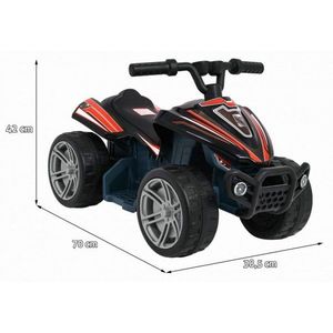 ATV electric pentru copii Novokids Mini Monster Negru, 6V, lungime 70 cm, greutate admisa 30 kg imagine