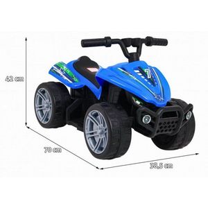 ATV electric pentru copii Novokids Mini Monster Albastru, 6V, lungime 70 cm, greutate admisa 30 kg imagine