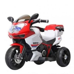 Motocicleta electrica pentru copii Novokids Moto GP Sport Rosu-Alb, maxim 30 kg, cu sunete, 3 roti imagine