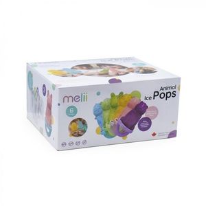 Set 6 forme de inghetata cu tava Melii model animale imagine